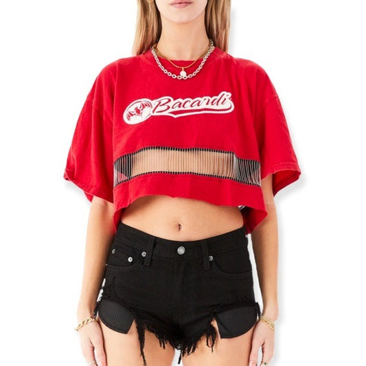 FURST OF A KIND Reworked Vintage Crop Tee| Size: OS |