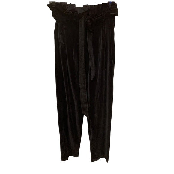 Alice+Olivia Velvet High-Waisted Pants Size 0