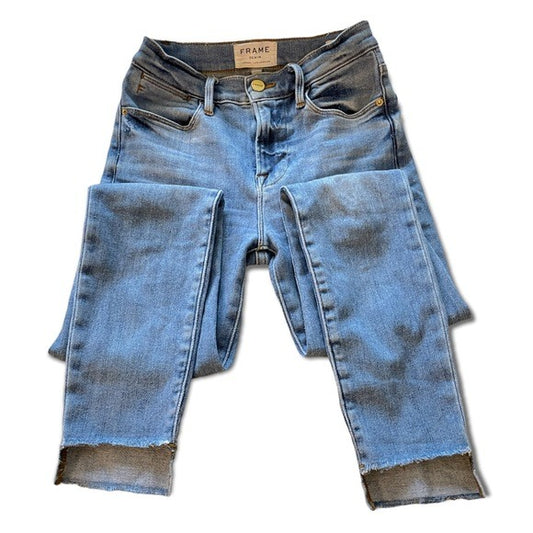 Women’s FRAME DENIM Le High Ankle cropped Denim |Size:24|