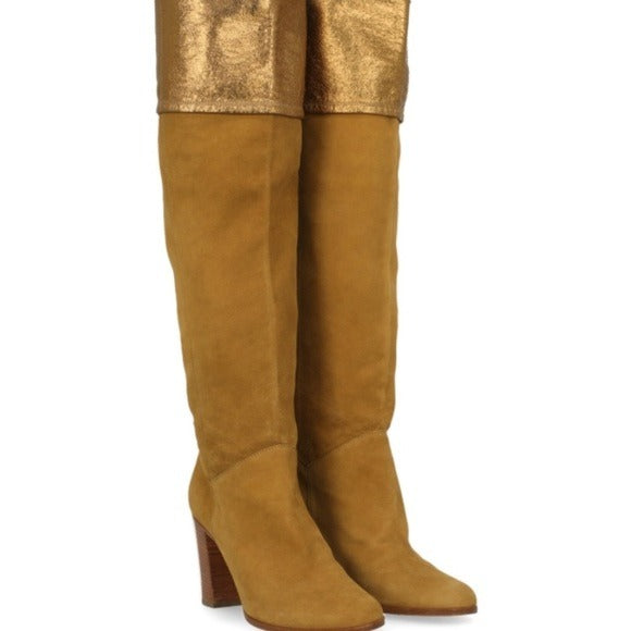 CHANEL thigh high boots | 38 EU |