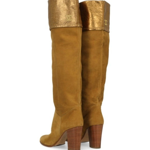 CHANEL thigh high boots | 38 EU |