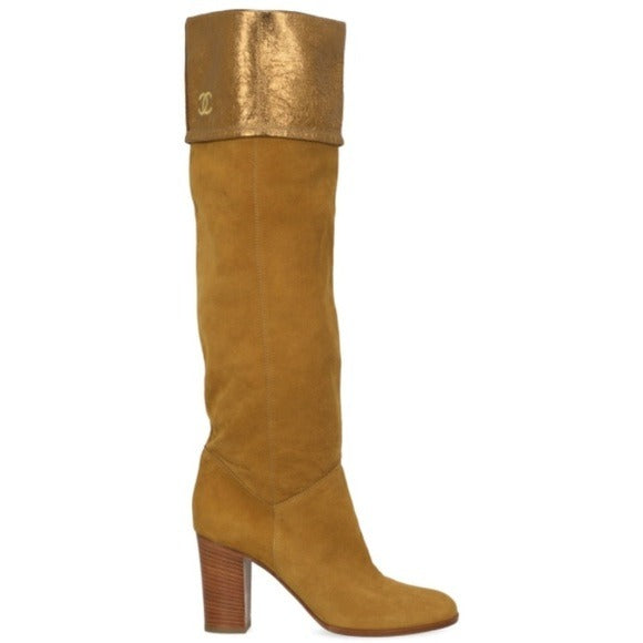 CHANEL thigh high boots | 38 EU |