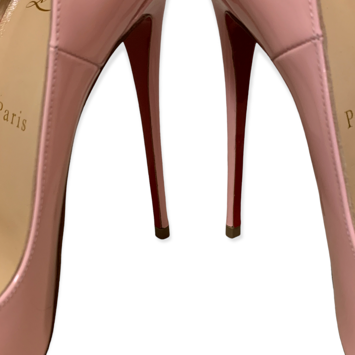 Christian Louboutin Baby Pink Patent Leather So Kate 120 Pumps | Size: 38.5 |