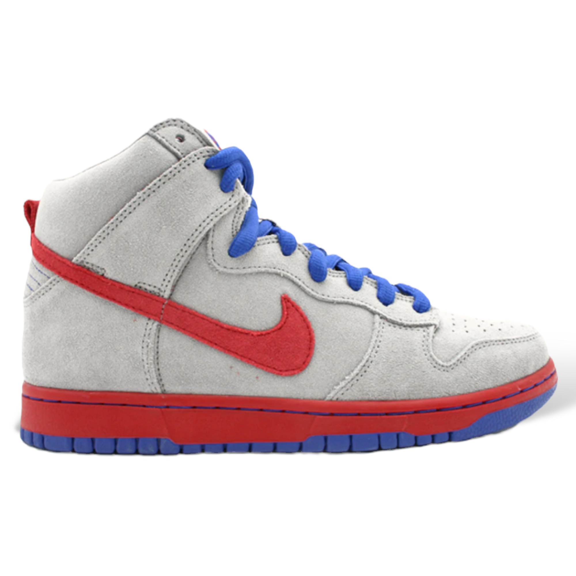 Nike SB Dunk High Medium Grey Varsity Red Old Royal