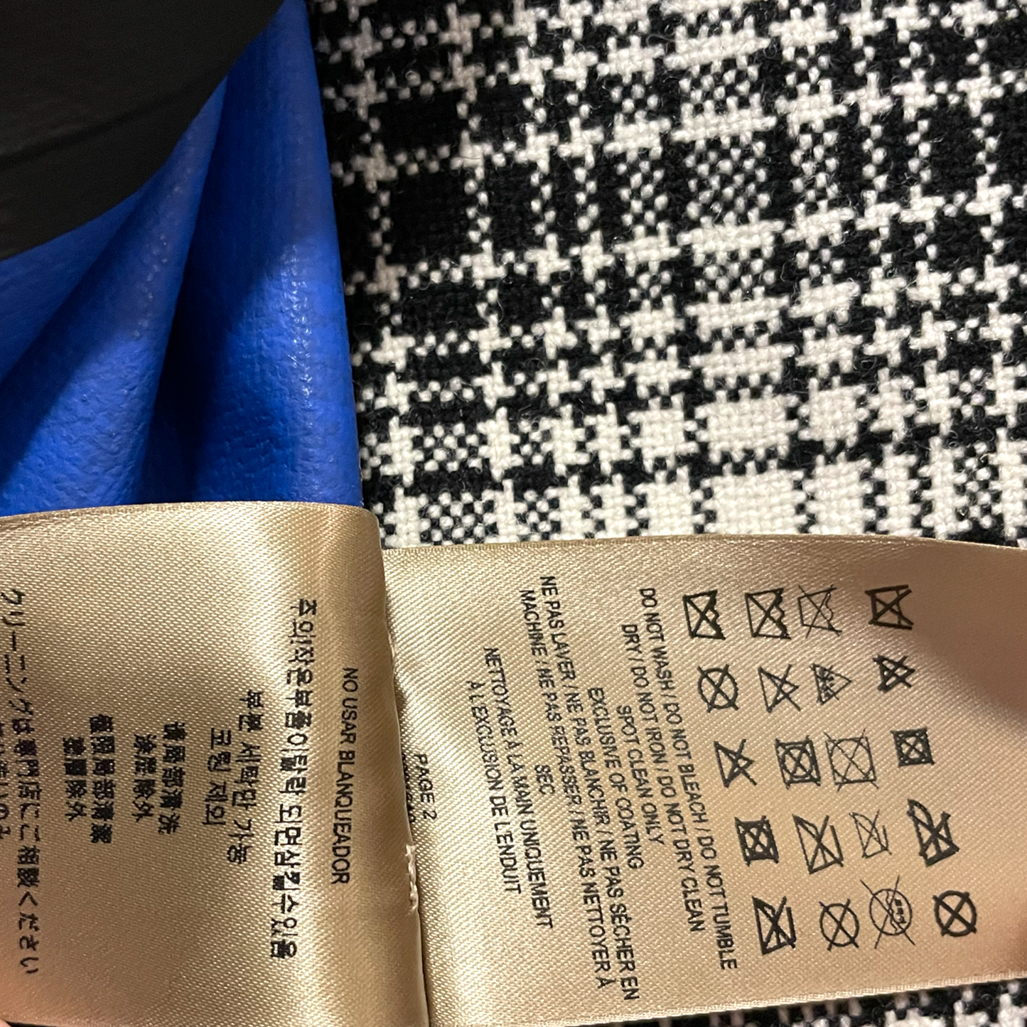 Burberry London England Wool Jacket With Cobalt Blue Lining 40EU