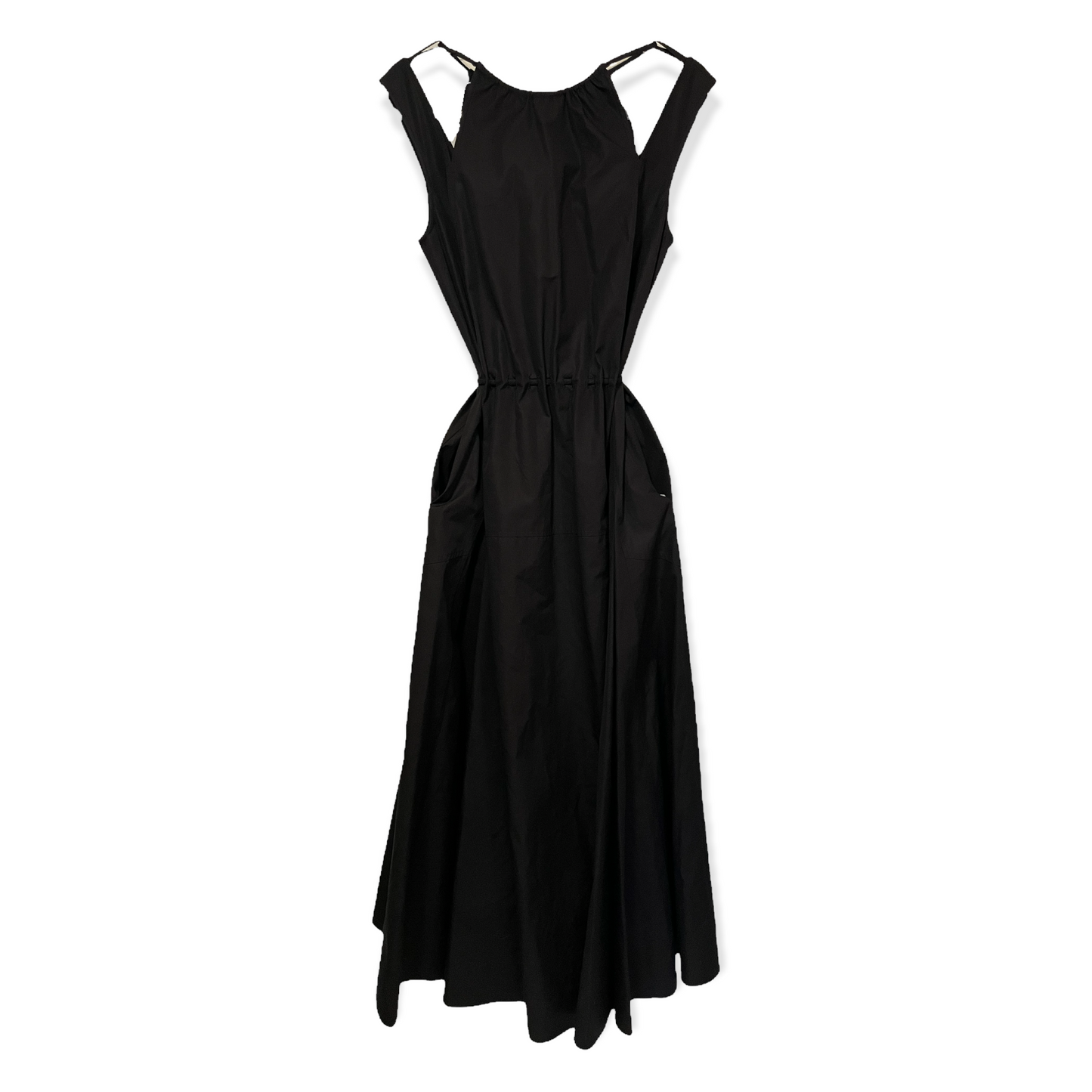 DEREK LAM Black Crew Neck Long Dress Size: | US2, IT38 |