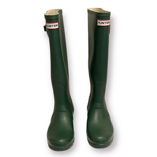 Original Tall HUNTER Rain Boots in Hunter Green 7M