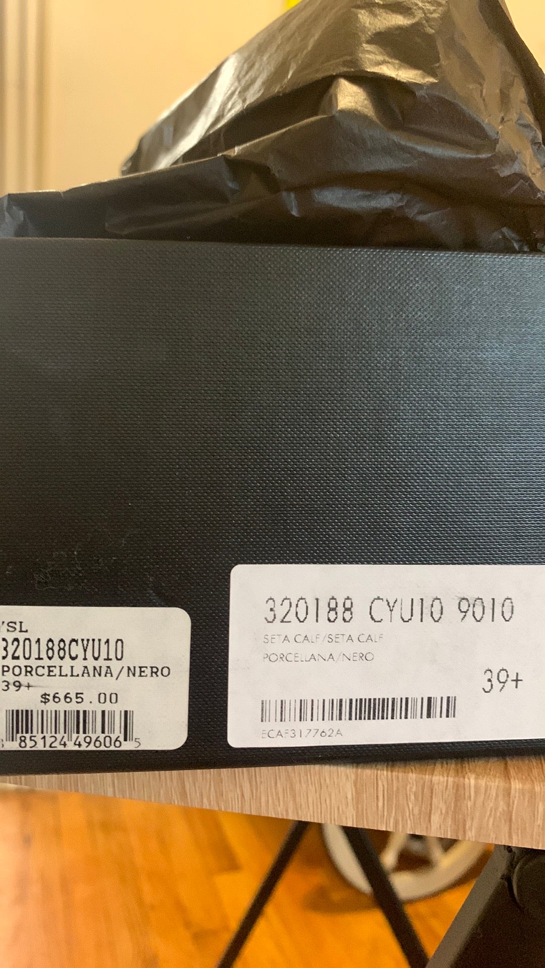 YSL Porcellana/Nero Pumps |Size: EU39.5|