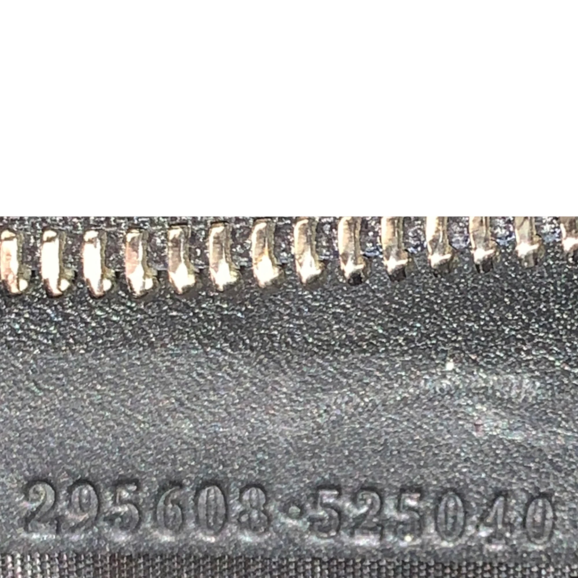 GUCCI Interlocking GG Zip Around Wallet Diamante Studded Leather Long