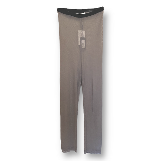 DOLCE & GABBANA Grey Mesh Leggings OSFA