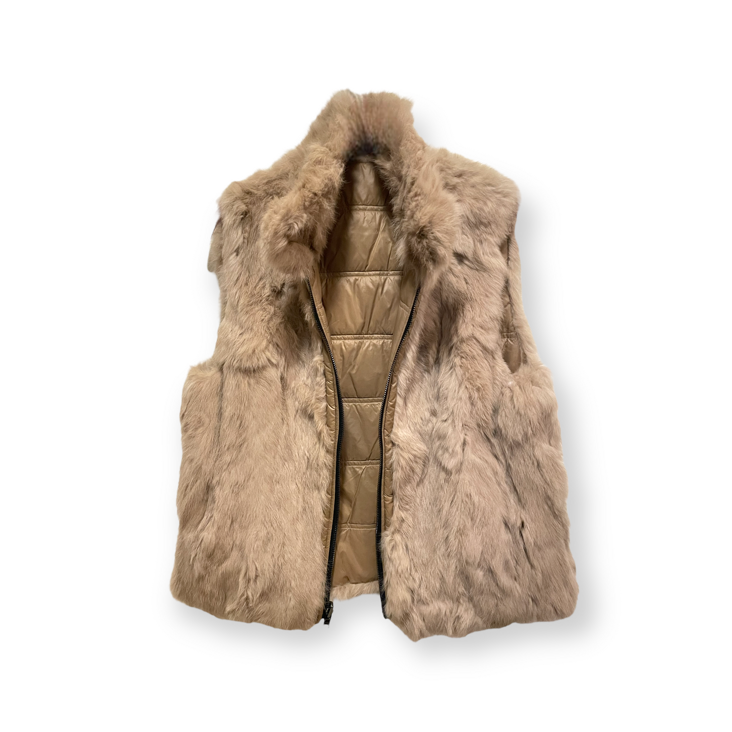 ADRIENNE LANDAU Reversible Real Fur Vest |Size: M|