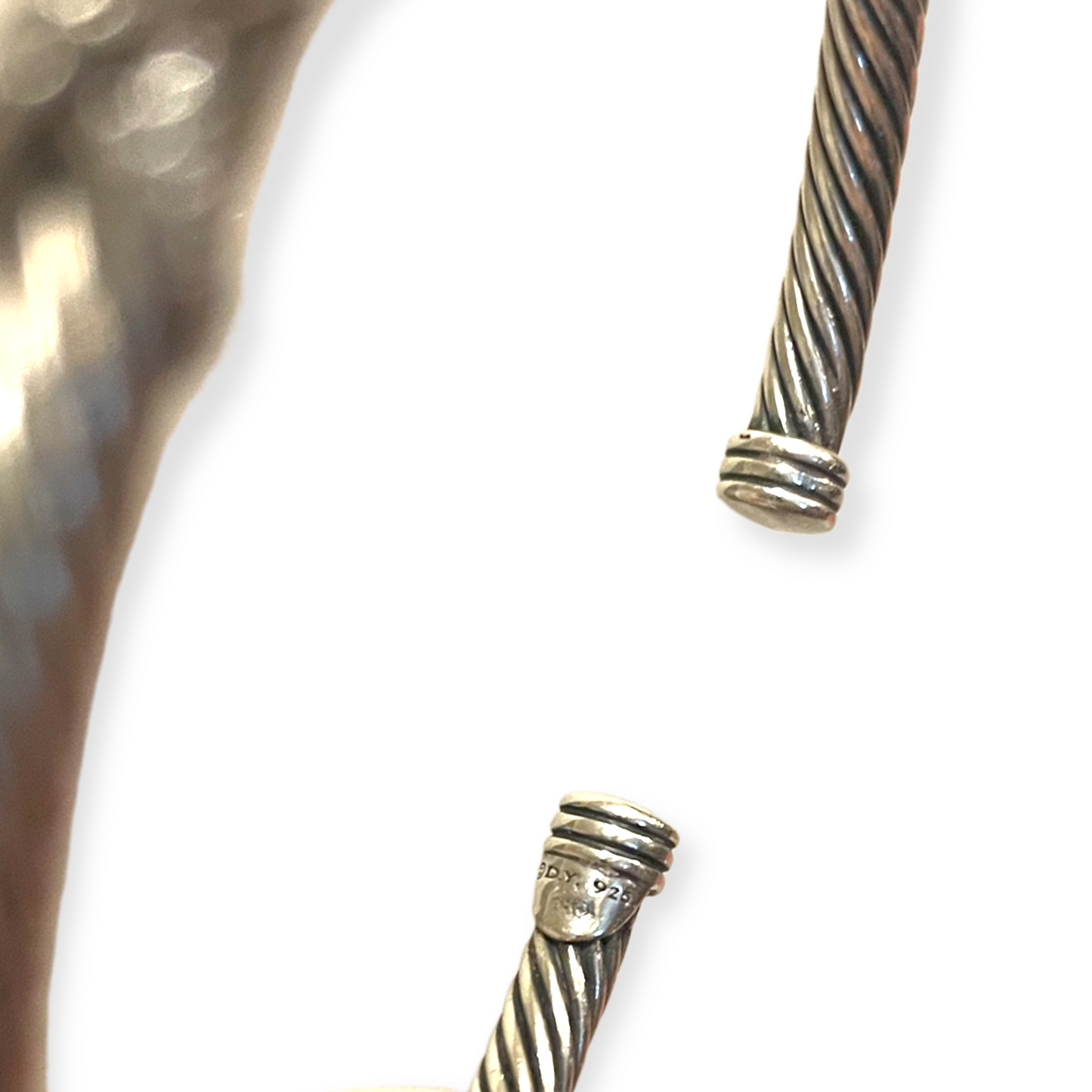 DAVID YURMAN X Station Bracelet in Sterling Silver with Pavé Diamonds
