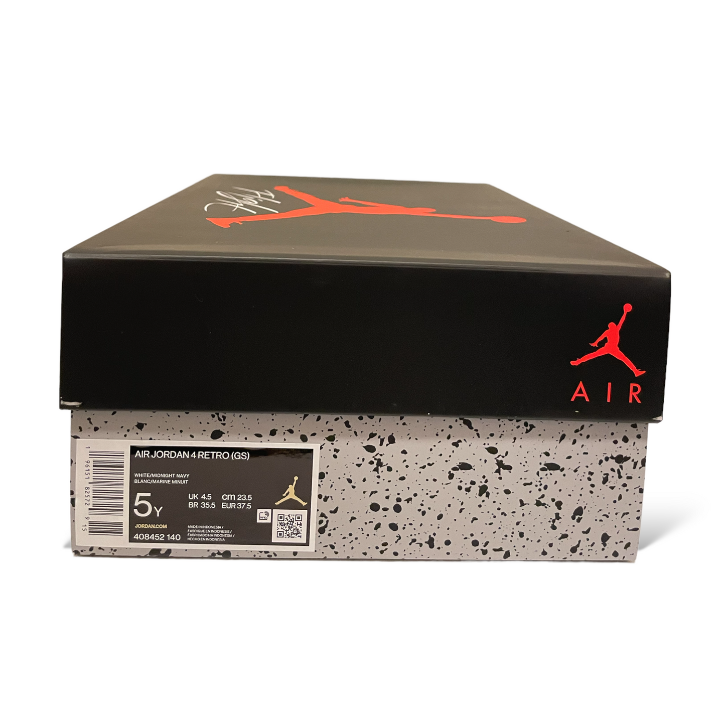 AIR JORDAN 4 RETRO (GS) Midnight Navy  |Size: 5Y|