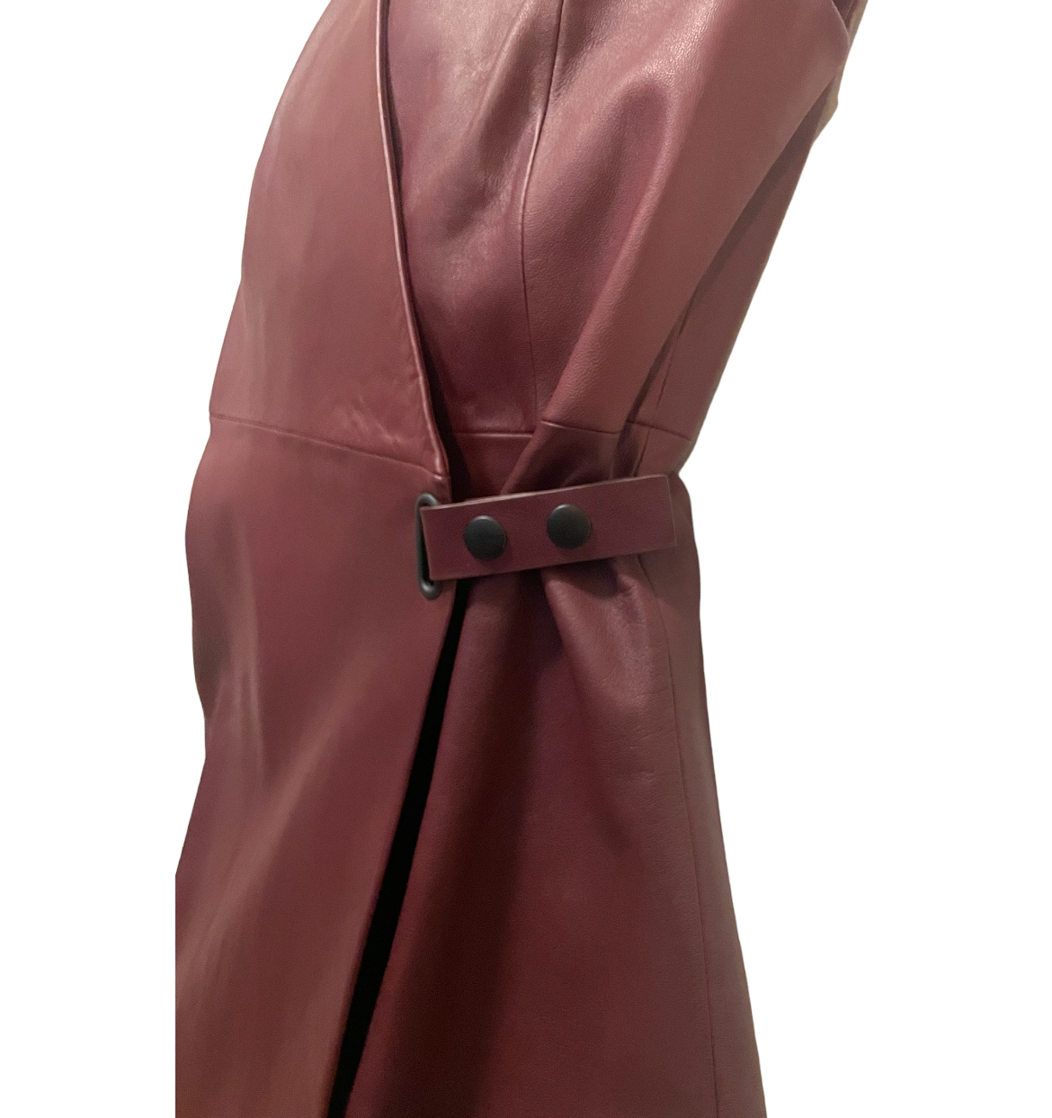 T by ALEXANDER WANG 100% Lambskin Leather Dress |Size:2|