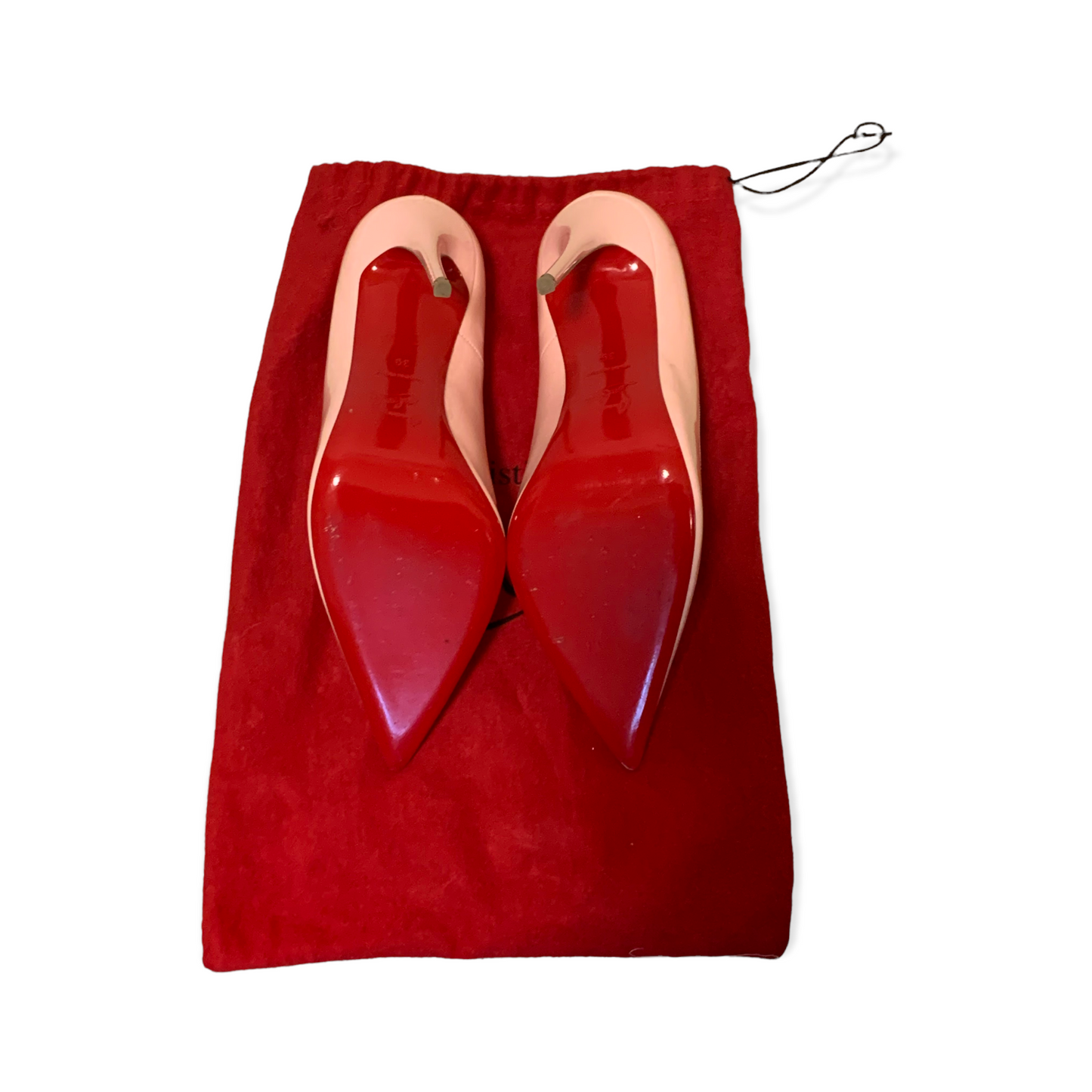 Christian Louboutin Baby Pink Patent Leather So Kate 120 Pumps | Size: 38.5 |