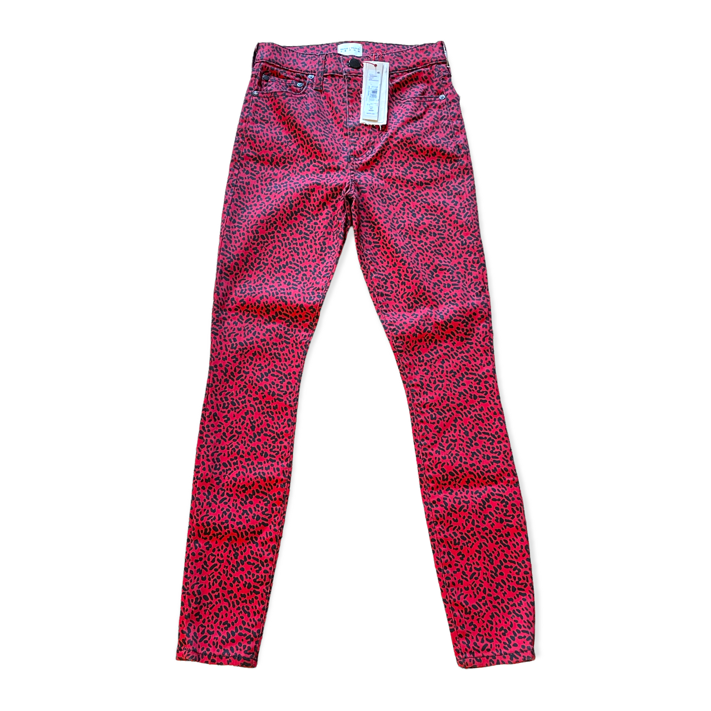 Alice + Olivia Ruby & Mini Black Leopard Print Pants w/ Tags |Size: XS | US 24|