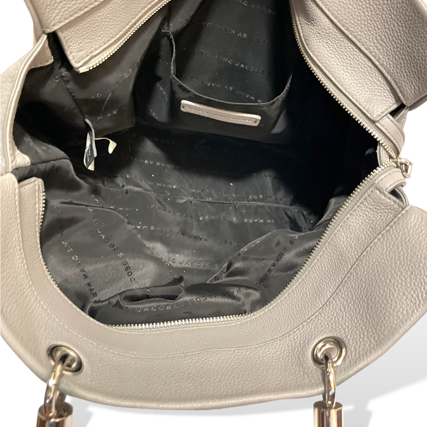 Marc By Marc Jacobs Too Hot To Handle Heather Grey Leather Tote