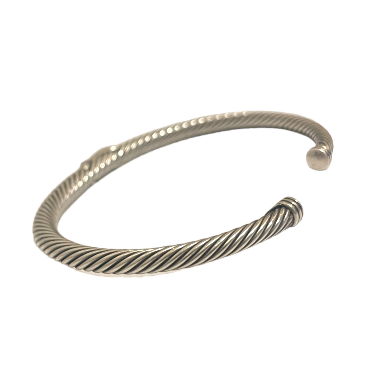 DAVID YURMAN X Station Bracelet in Sterling Silver with Pavé Diamonds
