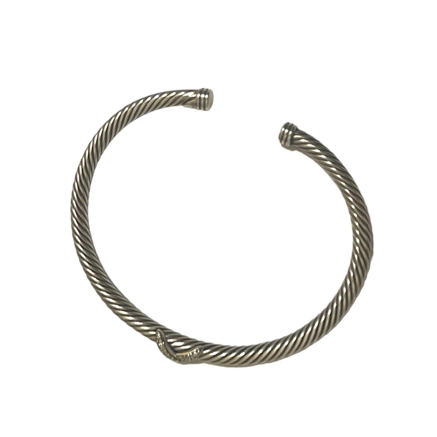 DAVID YURMAN X Station Bracelet in Sterling Silver with Pavé Diamonds