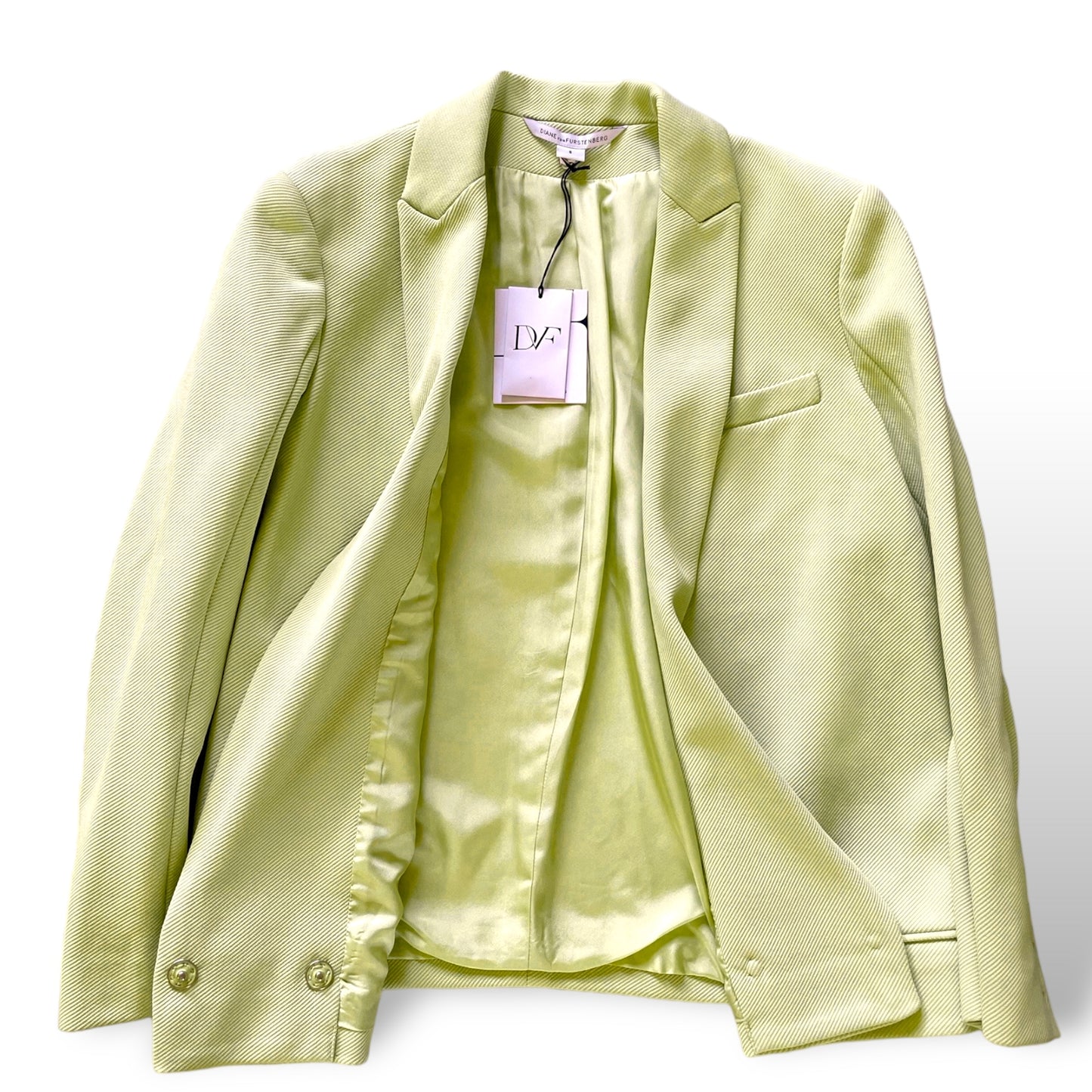 Diana Von Furstenberg Pastel Green STUNNING Jacket/Blazer  |Size: 6| NWT