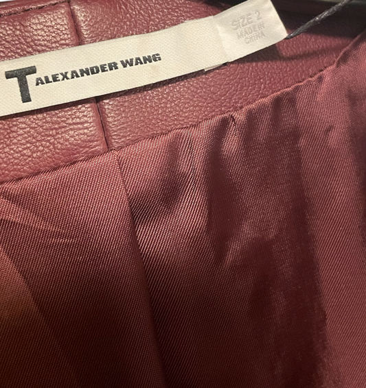 T by Alexander Wang 100% Lambskin Leather Dress - photo 2 of 12