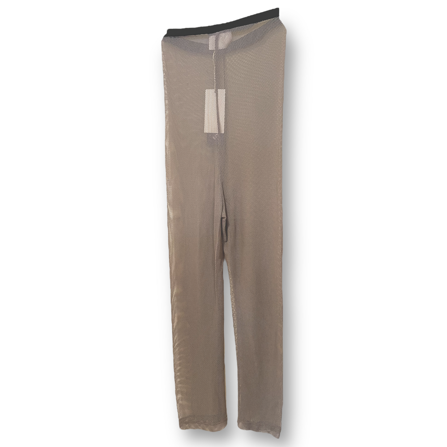 DOLCE & GABBANA Grey Mesh Leggings OSFA