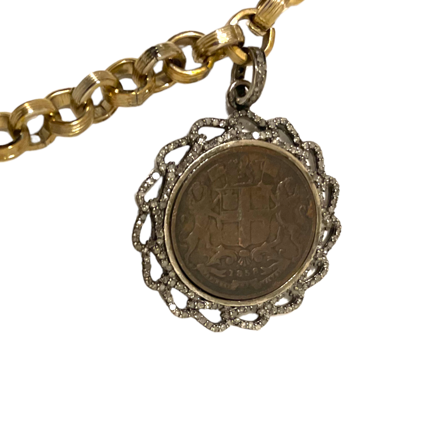 Custom Made Charm Statement Necklace with Removable/Changeable Adornments