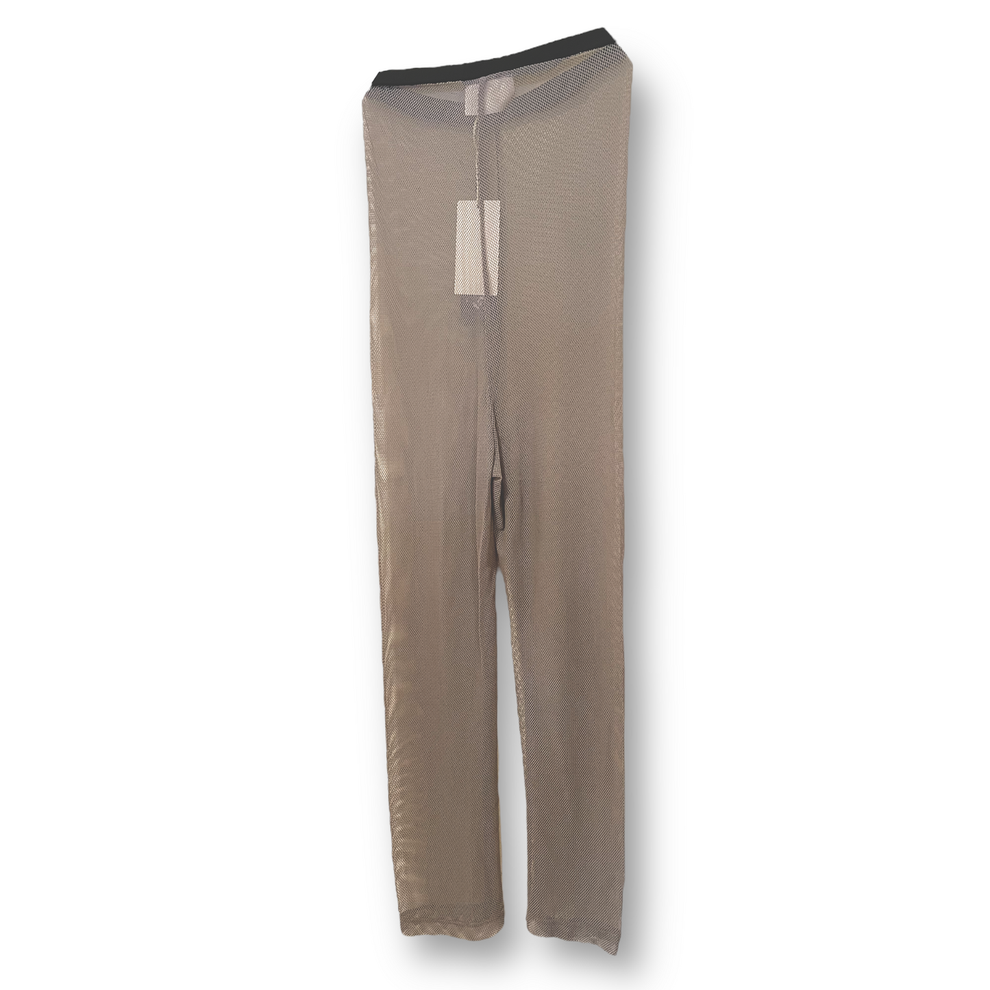 DOLCE & GABBANA Grey Mesh Leggings OSFA