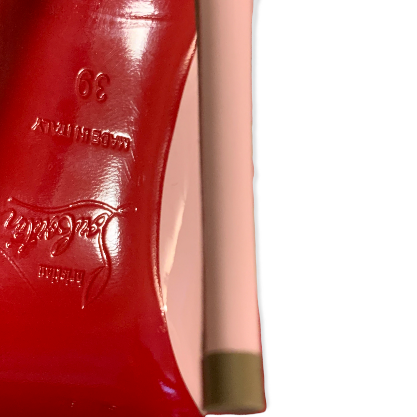 Christian Louboutin Baby Pink Patent Leather So Kate 120 Pumps | Size: 38.5 |