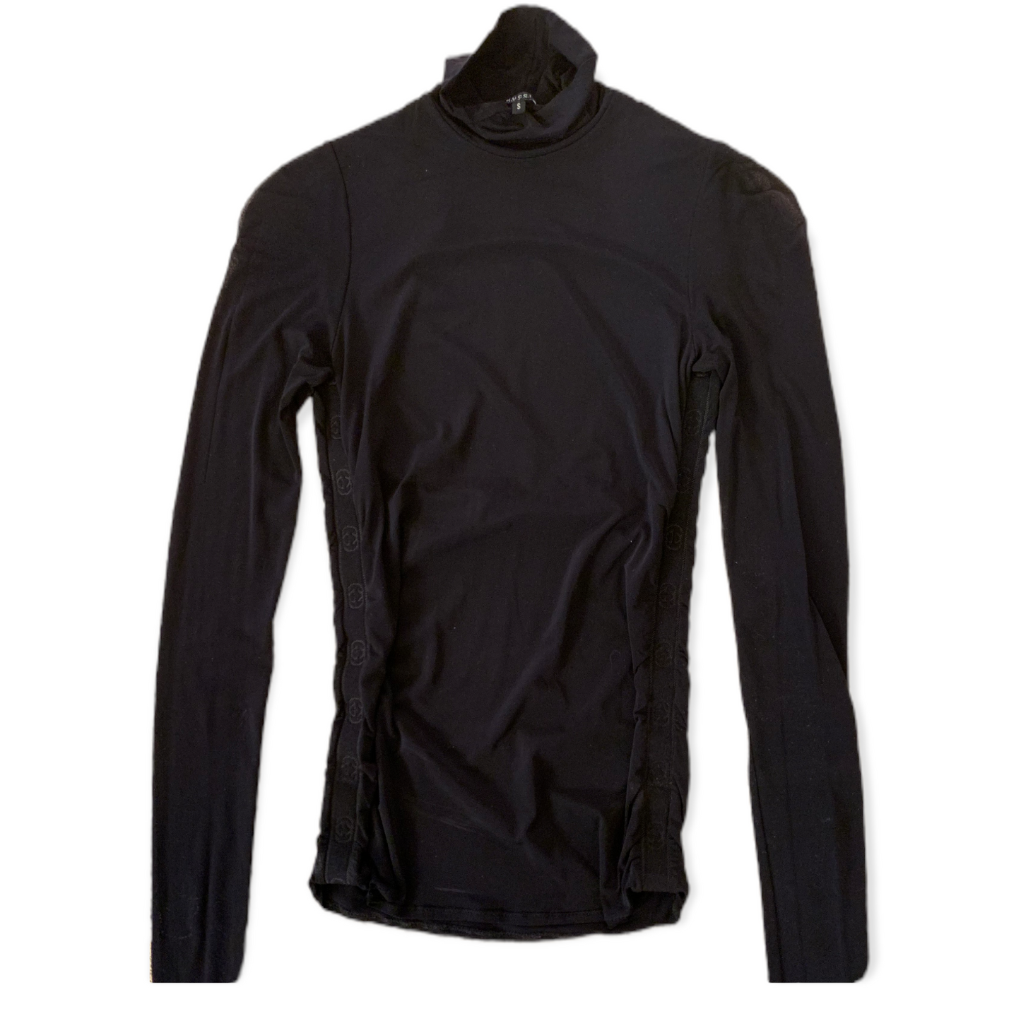GUCCI Made in Italy GG Logo Turtle Neck |Size:S|