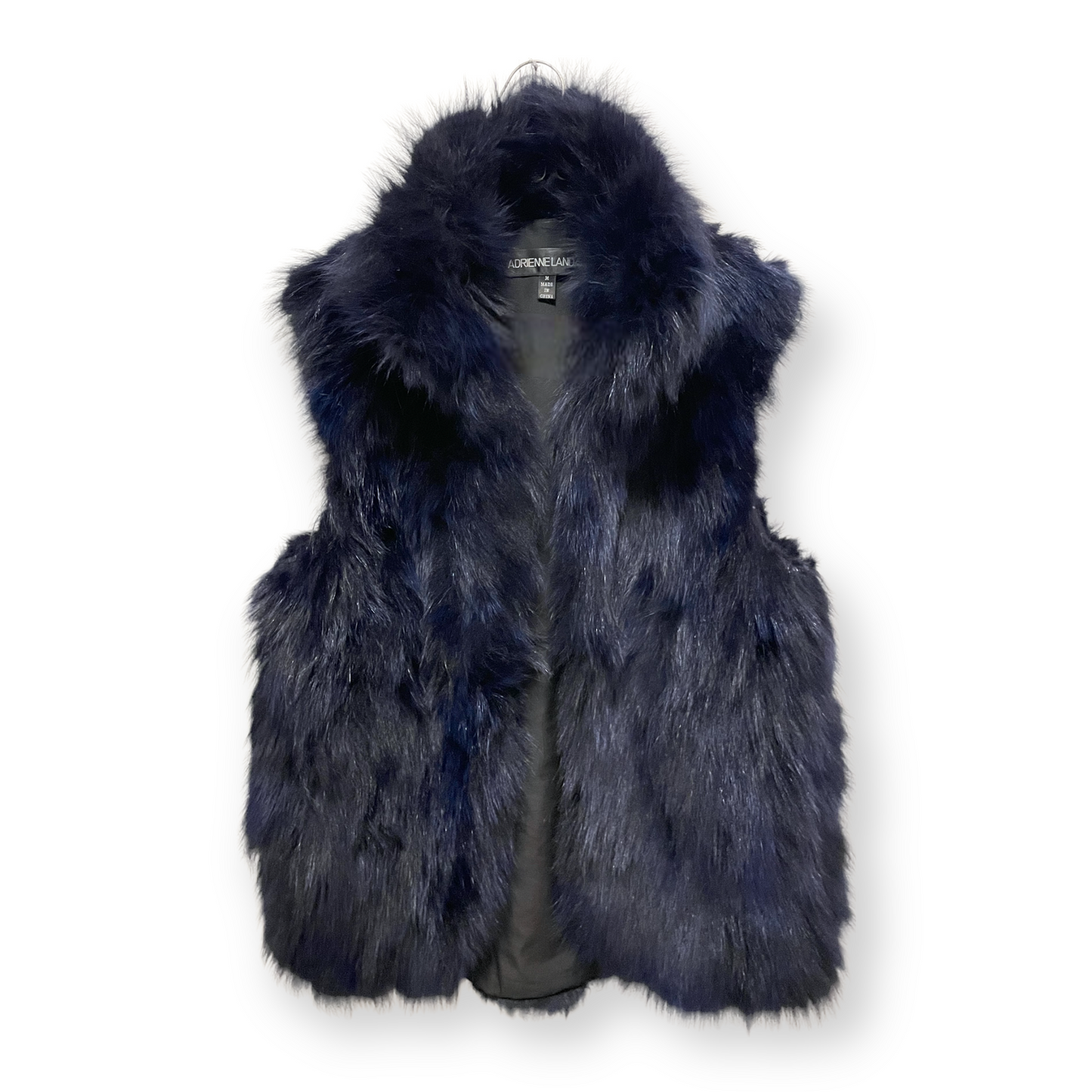 ADRIENNE LANDAU Blue Fur Vest