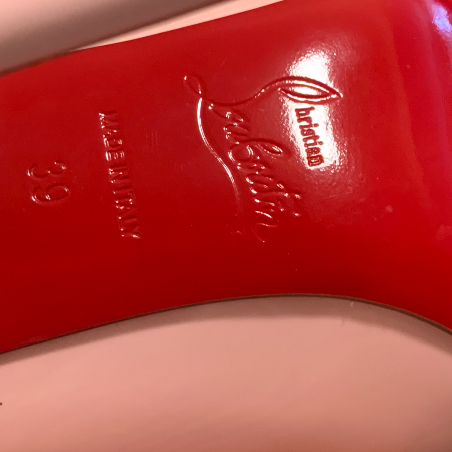 Christian Louboutin Baby Pink Patent Leather So Kate 120 Pumps | Size: 38.5 |