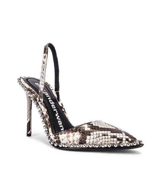 ALEXANDER WANG Rina Studded Slingbacks Size: EU 39