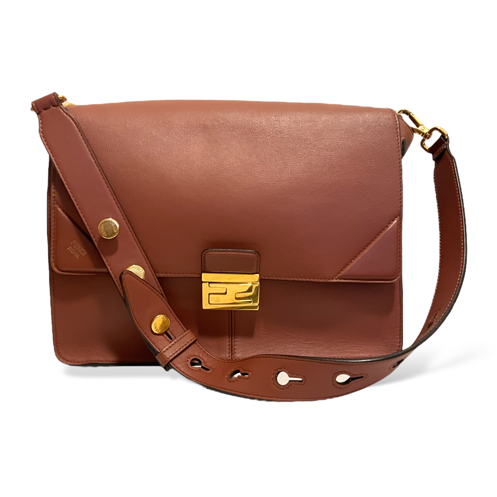 Fendi large kan u shoulder bag sales