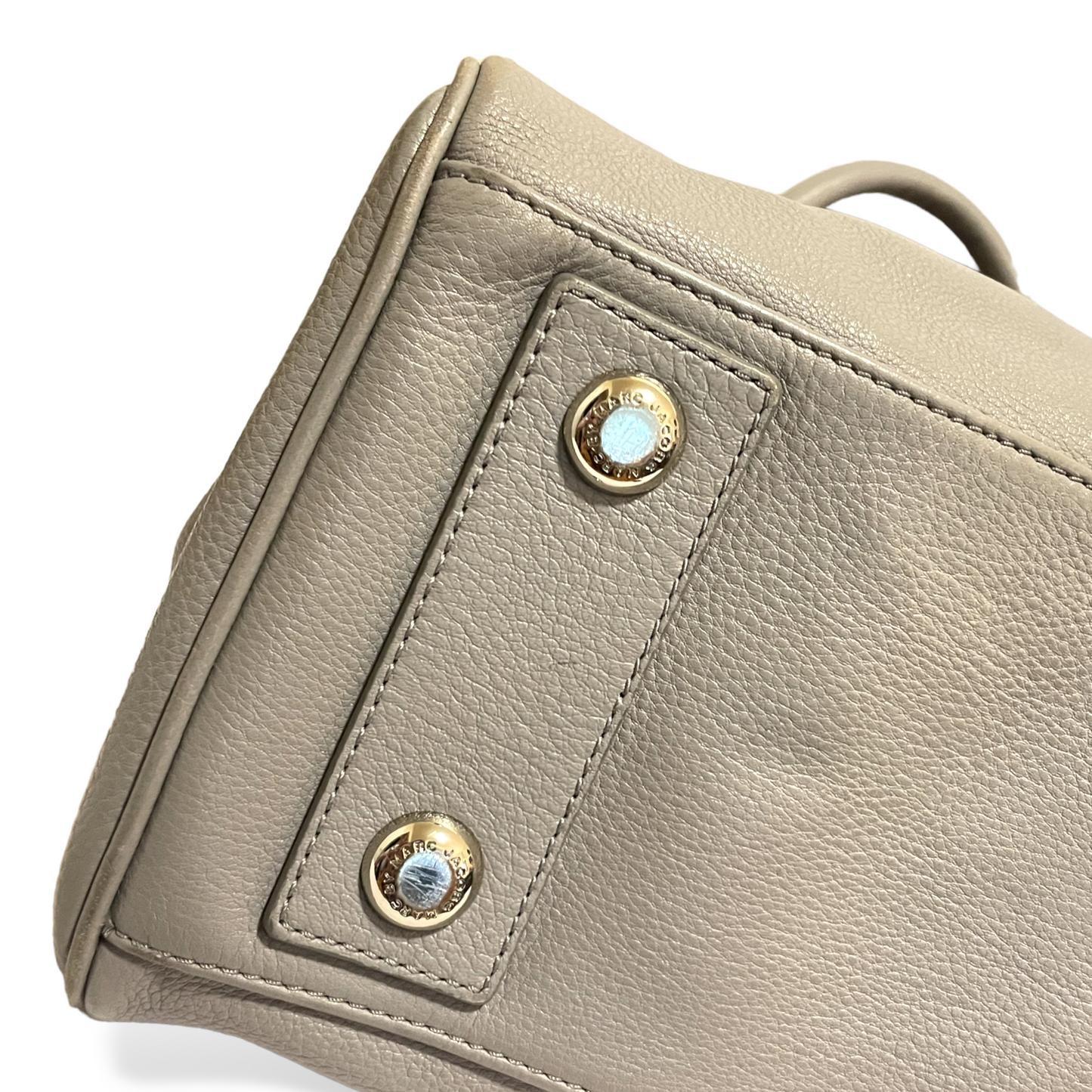 Marc By Marc Jacobs Too Hot To Handle Heather Grey Leather Tote