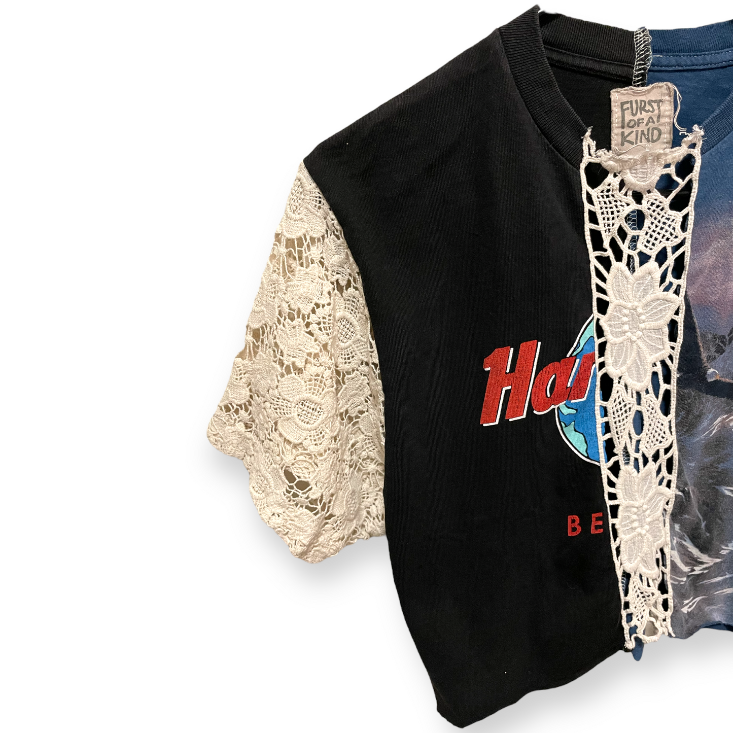 FURST OF A KIND Reworked Vintage Crop Tee O/S
