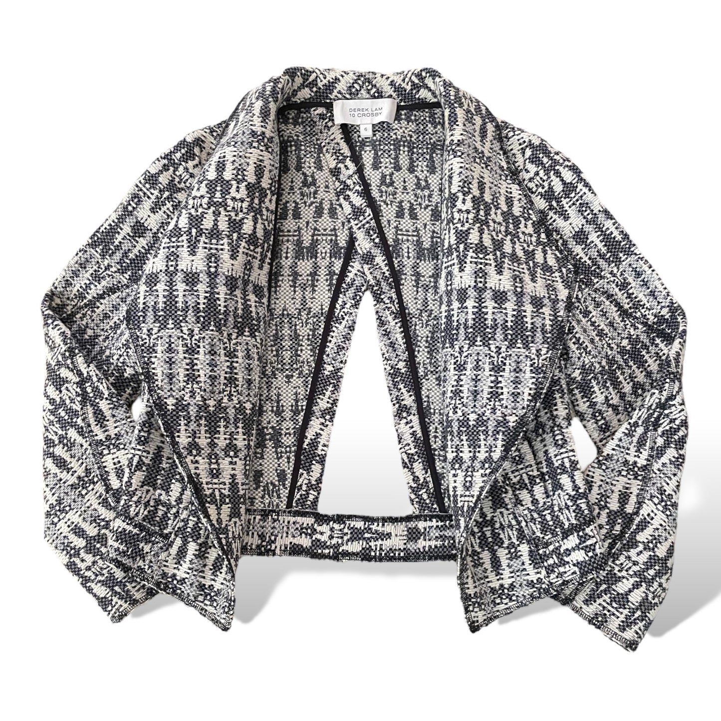 Derek Lam 10 Crosby Open Back Lightweight Jacket |Size:6|