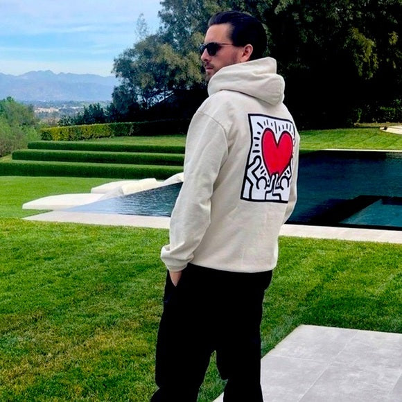 TALENTLESS x KIETH HARING MENS PREMIUM HOODIE RARE