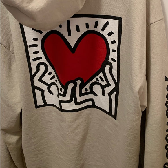 TALENTLESS x KIETH HARING MENS PREMIUM HOODIE RARE