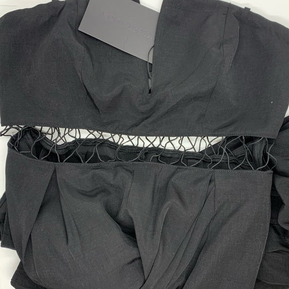 StyleStalker Black Glory Strapless Jumpsuit Size:S