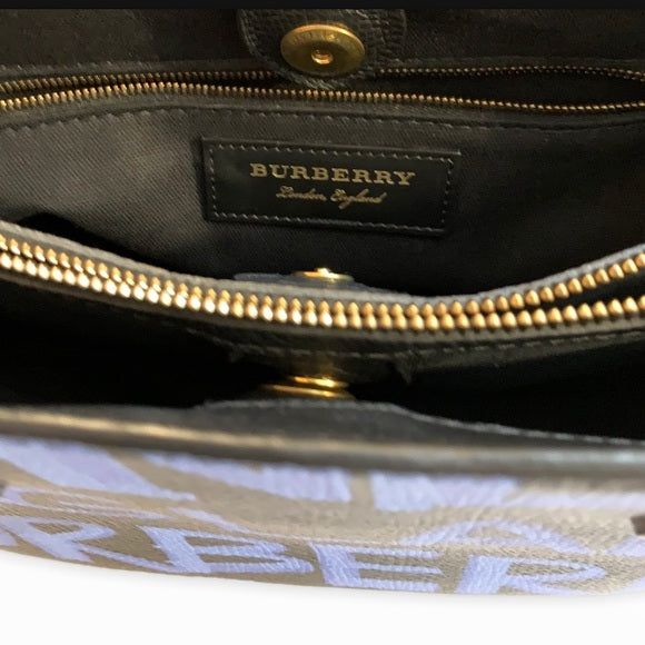RARE L/E Medium Burberry Banner in Graffiti Print