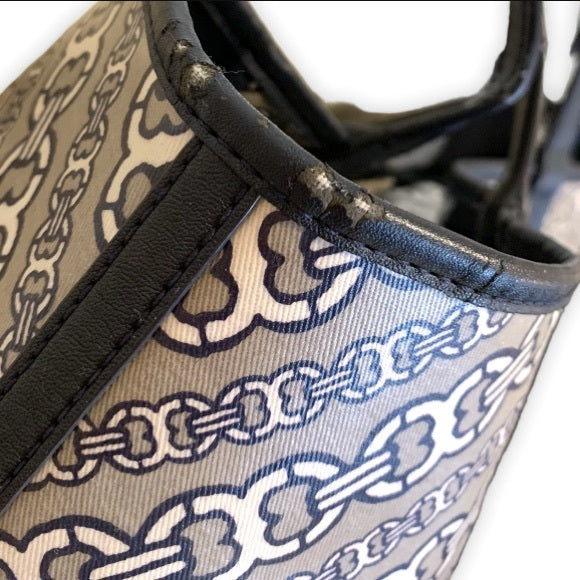Tory Burch chain-link logo print tote
