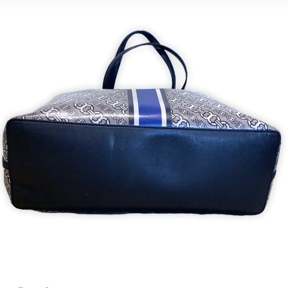Tory Burch chain-link logo print tote