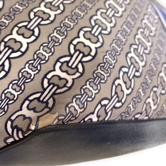 Tory Burch chain-link logo print tote