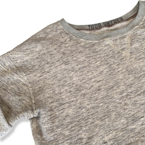 Champion x TODD SNYDER grey cropped sweater tee XS