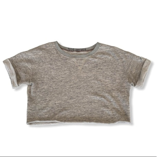 Champion x TODD SNYDER grey cropped sweater tee XS