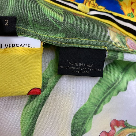 VERSACE women’s silk blouse Size: 2 US 36 EU
