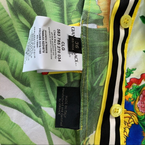 VERSACE women’s silk blouse Size: 2 US 36 EU