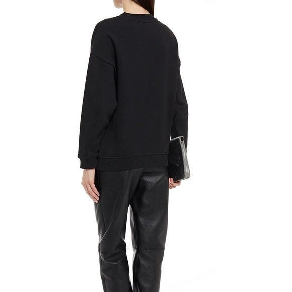 LOVE MOSCHINO French cotton-terry sweatshirt