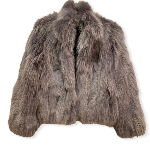 Dyed Coyote Fur Jacket (Medium)
